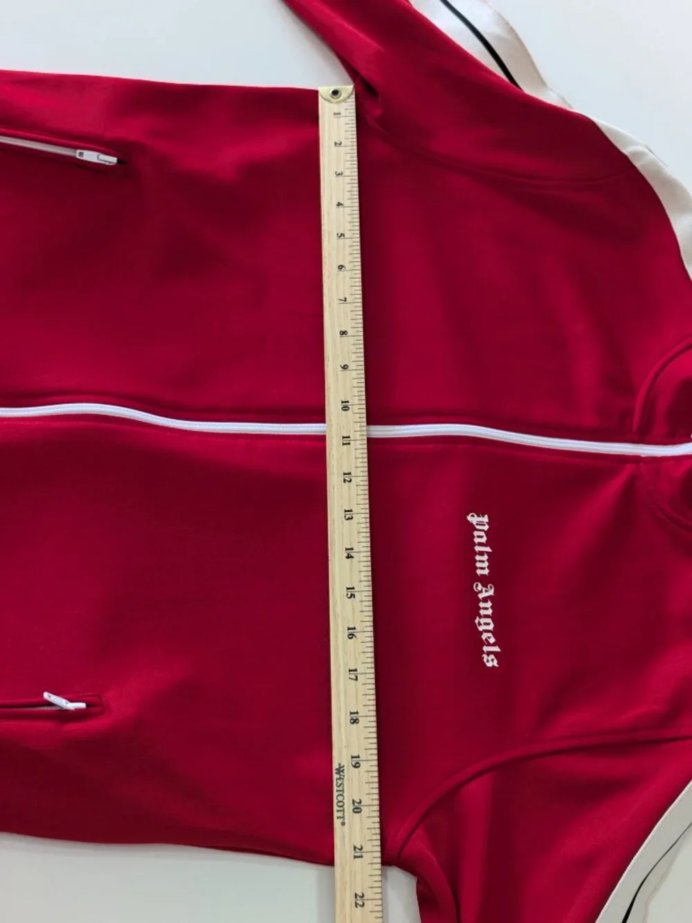 Palm Angels Red Classic Track Jacket - Picture 7 of 12